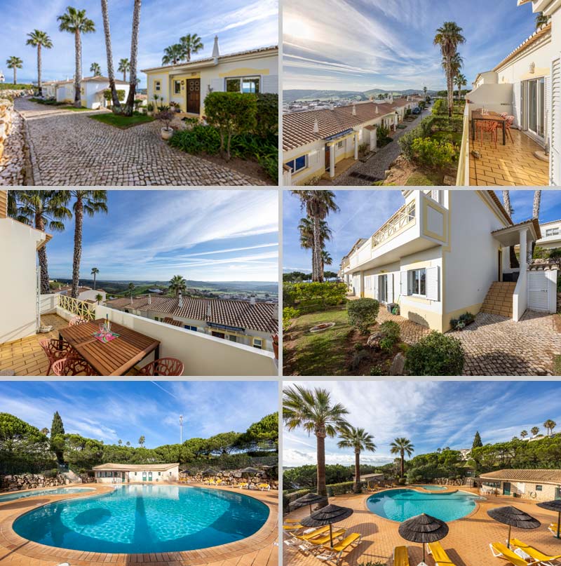 Vakantiehuis Algarve Portugal Compositie Balkon, tuintje en Zwembad, Casa RSA Budens