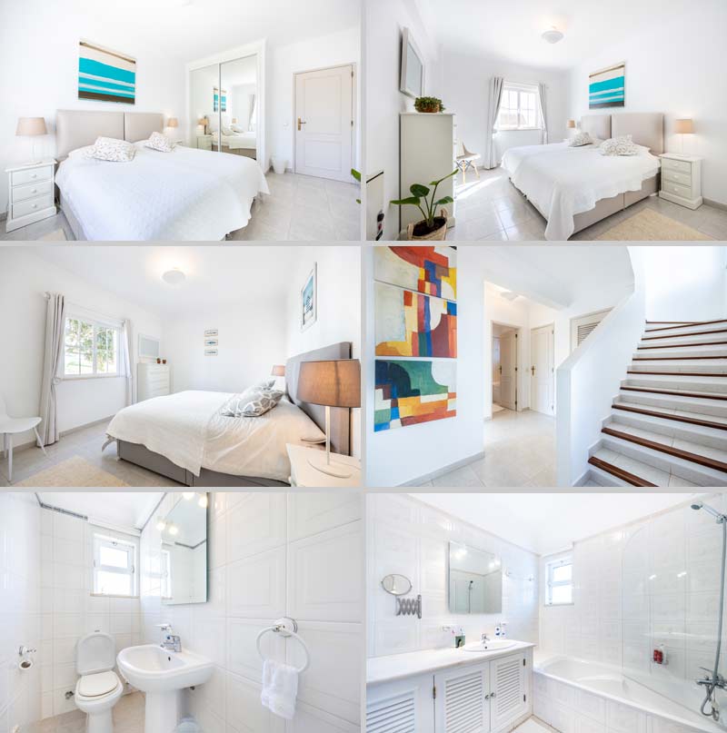 Casa MEE, Golf Resort Santo Antonio Budens Composition Bedrooms and Bathrooms, Algarve Portugal