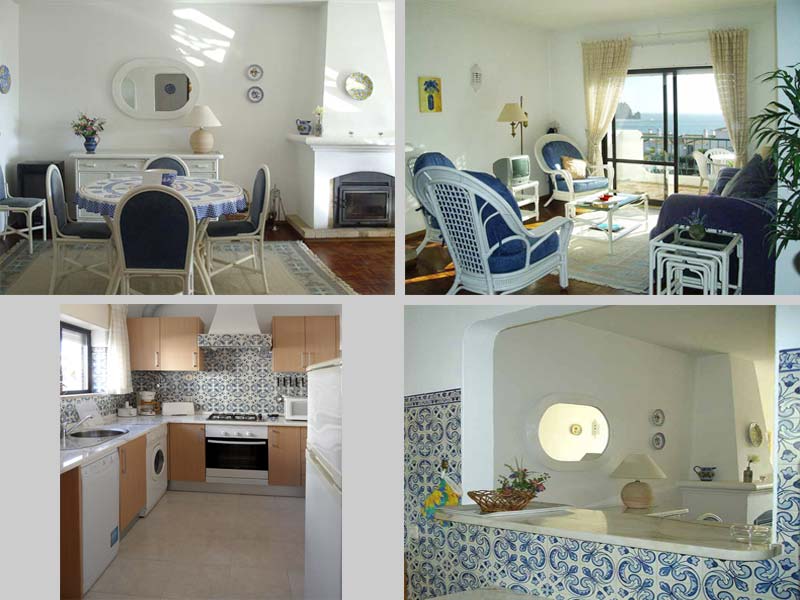 Casa CLD, Townhouse Apartment in Praia da Luz, Algarve, Portugal - Composition Living Room and Kitchen